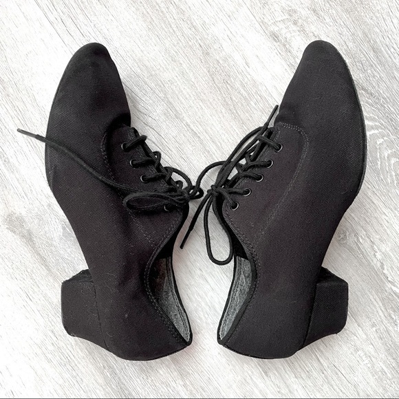 Latin Ballroom Block Heel Practice Shoes - Picture 4 of 6